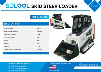 2026 SDLOOL SL-C360 Mini Compact Track Loader (Unused)