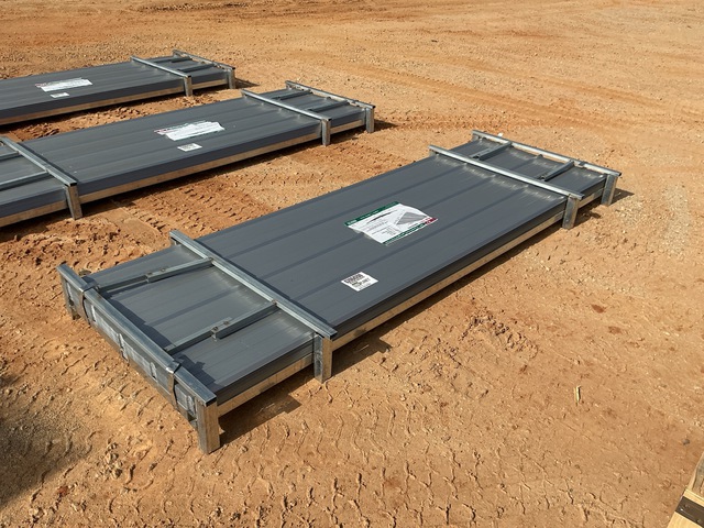 (100) Piece Lot of 10' Long Corrugated Steel Panels