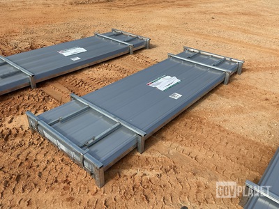 (100) Piece Lot of 10' Long Corrugated Steel Panels