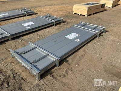(100) Piece Lot of 10' Long Corrugated Steel Panels