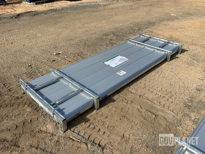 (100) Piece Lot of 10' Long Corrugated Steel Panels