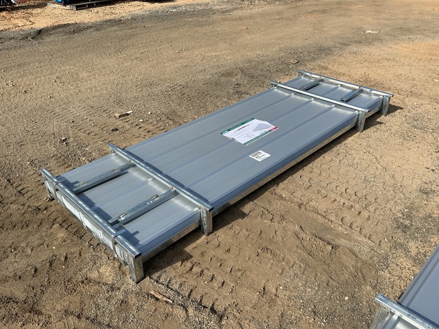 (100) Piece Lot of 10' Long Corrugated Steel Panels