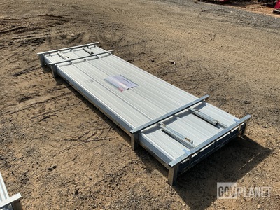 (100) Piece Lot of 10' Long Corrugated Steel Panels