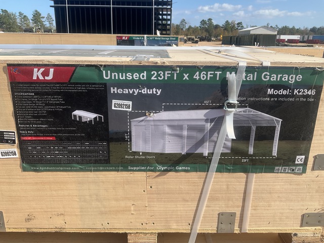 KJ K2346 Metal Garage - Unused