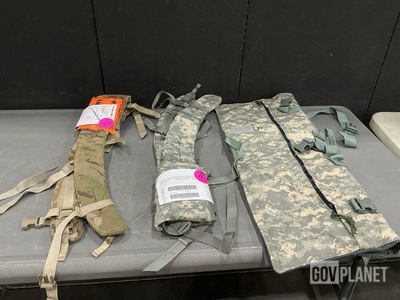 (82) Shoulder Straps, (4) Barrel Cases, (1) Holster & Assorted Items