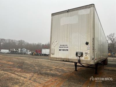 2014 Wabash 53 ft x 102 in T/A Van Trailer