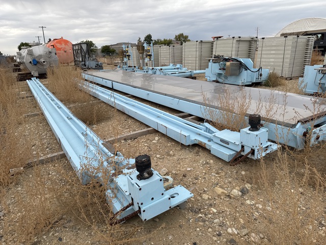 FLSmidth M1500FB Electric Shriver Filter Press w/ (119) 59 in x 59 in Gold Press Table Plates (Unused)