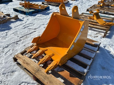 2026 GIYI GY-BK 24 in Digging Excavator Bucket - Fits Cat 307 (Unused)