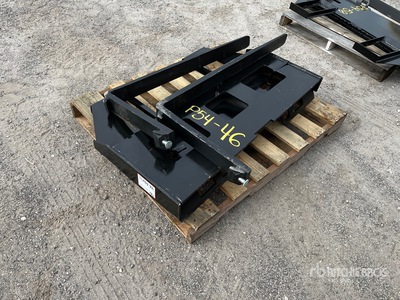 2025 Kit Containers QT-45-FF-42 Fourches pour chargeuse à différentiel