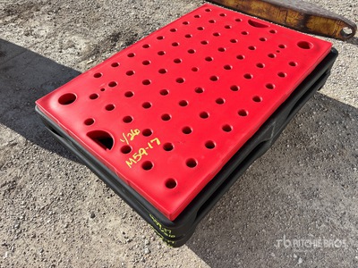 Quantity of (2) 2025 AM Tank 32 in x 48 in Poly Spill Containment Pans (Unused)