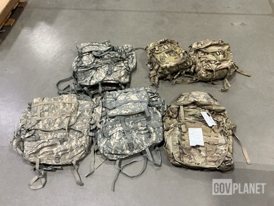 (8) Assault Packs, (7) Field Packs, (12) Load Carriers & Assorted Items