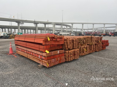 Quantity of (1300) 144 In Beams أرفف البالتات