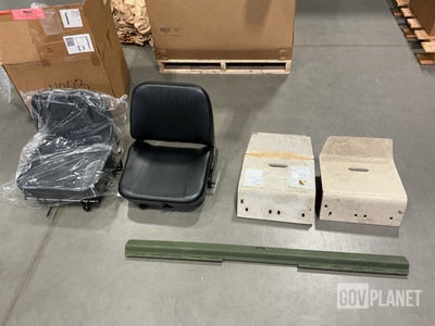 (2) Vehicular Seats, (2) Brackets, (1) Door Hinge & Assorted Items