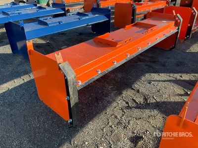 2025 Kit Containers QT-SP-10-23-PB 116 in Skid Steer Snow Pusher