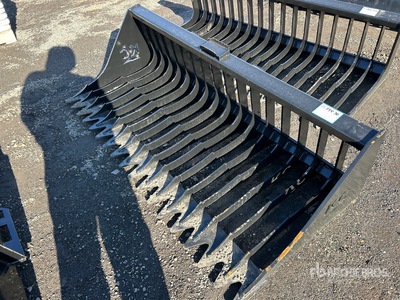 2025 Kit Containers QT-SB-L76-V3 76 in Skid Steer Screening Bucket