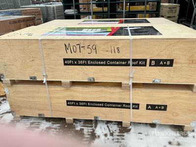 2026 SUNTOP S4036 36 ft x 40 ft Enclosed Container Shelter (Unused)