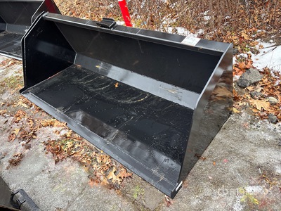 2025 Kit Containers QT-SNB-84 84 in Snow/Litter Skid Steer Bucket (Unused)