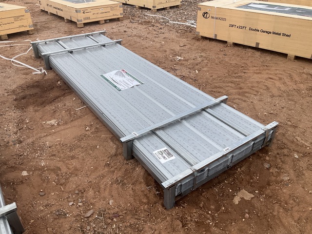 (100) Piece Lot of 10' Long Corrugated Steel Panels