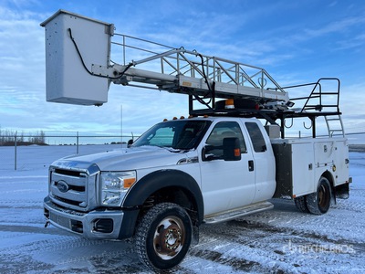 2006 Telelift TTS 20-5-GY 31 ft on 2014 Ford F-450 XLT 4x4 Extended Cab Bucket Truck