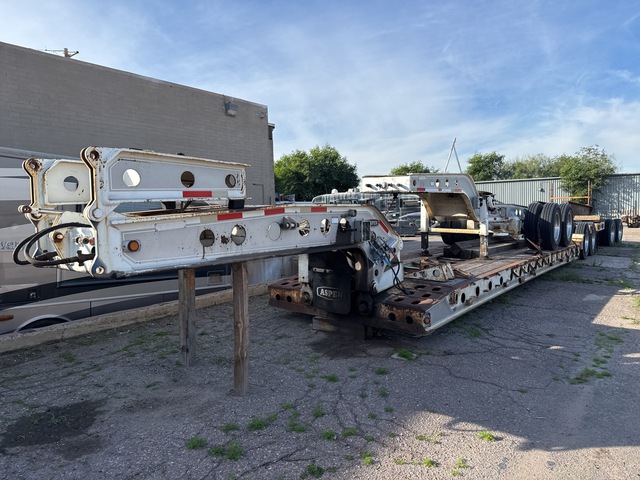 1999 Aspen HG65-2 T/A Removable Gooseneck Lowboy Trailer