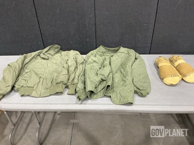 (15) Jackets, (2) Jacket Liners, (9) Liners, (2) Coats & (1) Pair of Gloves