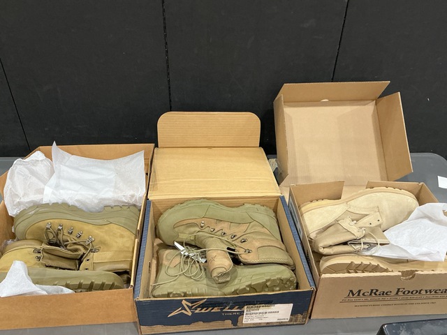 (43) Pairs of Men's Boots & (16) Pairs of Combat Boots