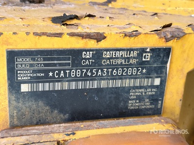 2019 Cat 745 Knickgelenkter Muldenkipper