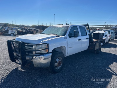 2009 Chevrolet Silverado 3500HD 4x2 Crew Cab Camión Caja Abierta (Inoperable)