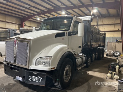 2019 Kenworth T880 12x4 Camion-benne à cinq essieux