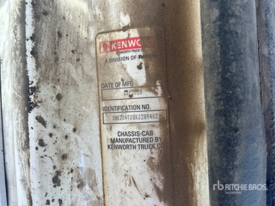 2019 Kenworth T880 12x4 Camion-benne à cinq essieux