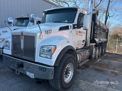 2023 Kenworth T880 12x4 Camion-benne à cinq essieux