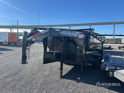 2025 Texas Pride 16 ft T/A Gooseneck Dump Utility Trailer