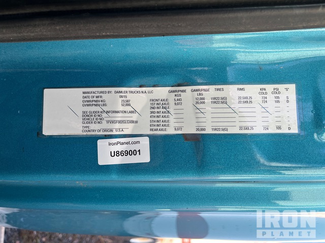 CAMIóN CAMAROTE 2016 FREIGHTLINER