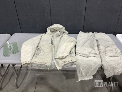 (30) Pairs of Flyer's Gloves, (31) Cold Weather Parkas & Assorted Items