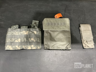 (21) M4 Three Mag Pouches, (20) Utility Pouches & Assorted Items