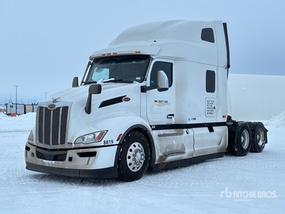 2023 Peterbilt 579 6x4 Cabeza Tractora Cabina Dormitorio
