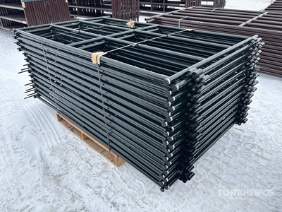 Quantity of (25) 2025 BYT 7 ft Alley Vee Paneel (Unused)