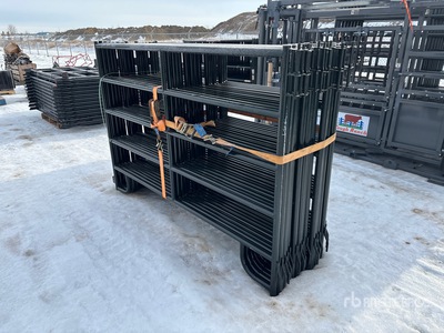 Quantity of (16) 2025 BYT RP76 7 ft 6 in Ranch Livestock Panel (Unused)