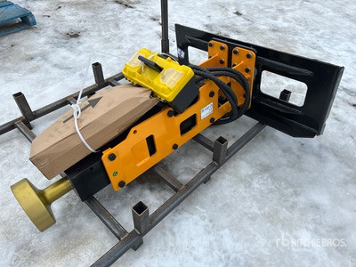 2026 GIYI GY-D680 8 in Skid Steer Post Driver (Unused)