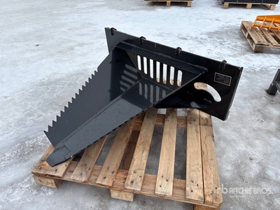 2026 GIYI GY-SBW58 16 in Skid Steer Stump Bucket (Welded Model) Godet à Souches pour Chargeuse à Direction à Glissement (Unused)