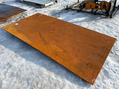 2026 SKLP 5 ft x 9 ft 10 in x 1/4 in Steel Plate Varios, tienda, almacen, consumidor (Unused)