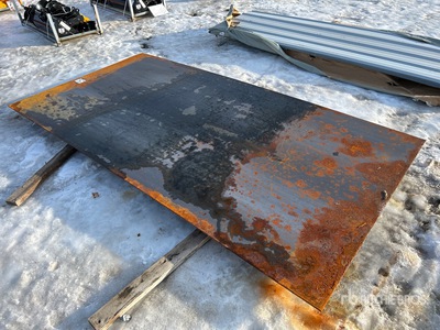 2026 SKLP 5 ft x 9 ft 10 in x 1/4 in Steel Plate Varios, tienda, almacen, consumidor (Unused)