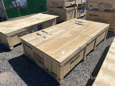 2026 SDLANCH SDLGM1220F Galvanized Metal Livestock Shelter (Unused)