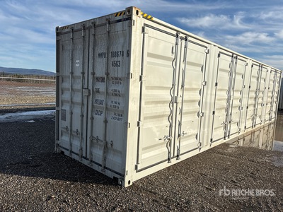 2026 40 ft High Cube Multi-Door Storage Container
