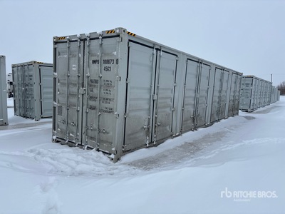 2025 40 ft High Cube Multi-Door Conteneur de stockage