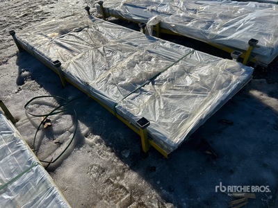 Quantity of (100) 2026 SDLANCH SDLGCSS 3 ft x 8 ft Metal Roof Sheets معدات بناء متنوعة (Unused)