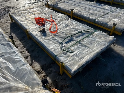 Quantity of (100) 2026 SDLANCH SDLGCSS 3 ft x 8 ft Metal Roof Sheets معدات بناء متنوعة (Unused)