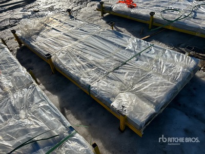 Quantity of (100) 2026 SDLANCH SDLGCSS 3 ft x 8 ft Metal Roof Sheets معدات بناء متنوعة (Unused)