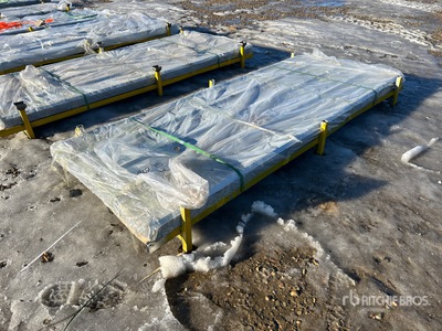 Quantity of (100) 2026 SDLANCH SDLGCSS 3 ft x 8 ft Metal Roof Sheets معدات بناء متنوعة (Unused)