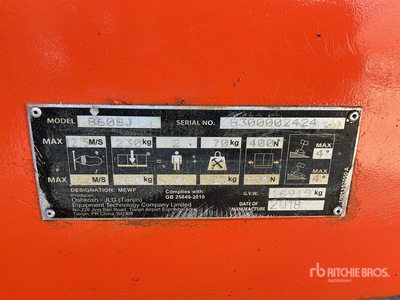 2018 JLG 860SJ 4WD Diesel Plataforma Elevadora Telescópica